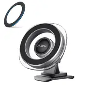 A2C MagSafe Car Mount with Metal Ring Sticker, Genuine Dashboard Ultra Strong Magnetic 360° Rotatable Phone Holder for Universal