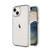 iPhone 15 Shockproof Case Cover with Wireless Charging Support - Easy Grip, Slip-Proof, Screen & Camera Lens Guard - Transparent