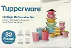 Tupperware Heritage Collection Food Storage Containers, Set of 32