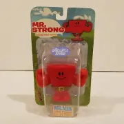 2009 Mr Men Show Little Miss Mr Strong Collectible Figure Articulated Arms NEW