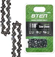 8TEN Chainsaw Chain 18 inch Bar .063 Gauge .325 Pitch 68 Drive Links for Stihl Husqvarna (1 Chain)