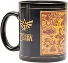The Legend of Zelda Heat Change Mug (Map Silhouette Design) 11Oz Ceramic Coffee