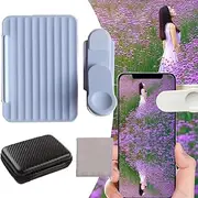 Smartphone Camera Mirror Reflection Clip Kit Portable Mobile Phone Reflection ing Clip for Outing Travel White