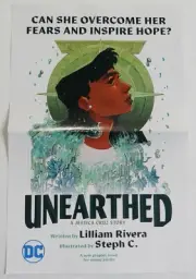 Unearthed: A Jessica Cruz Story 11" x 17" promo poster DC Comics art by Steph C