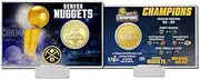 Denver Nuggets 2023 NBA Finals Champions Bronze Coin Card