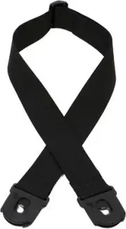 D'Addario 2" Planet Lock Polypropylene Guitar Strap - Black (3-pack) Bundle