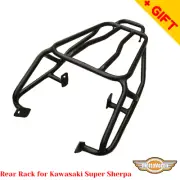 For Kawasaki KL250 Super sherpa rear rack for soft bags cases, Bonus