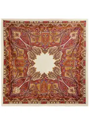 Saint Laurent Paisley-print Modal-blend Scarf - Red ONE SIZE