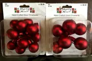2 Boxes Michael's Red Matte Ornament Wire Floral Picks