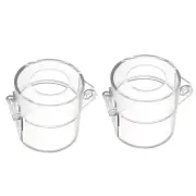 2 pcs Clear Plastic Switch Cover Protector for 30mm Push Button Switch 55*55