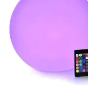 Rechargeable Floating LED Light Ball - 12-inch Mood Lamp for Parties & Nurseries