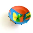 Children Toys Bounce Rubber Popping Bowls Novelty Hip Hop Jumps T-i- MEI