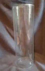 Old World Straight Side Hand-Blown Hurricane Globe