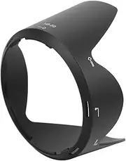 Black Lens Hood Shade Protector for AF-S 28-300/3.5-5.6G ED VR Lens Prevent Accidental Damage for Day Photography