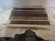 Cutting Board 16" x 10-1/2" x 1-1/4" Black Walnut & Maple