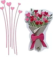 Heart Shape Flower Cutting Dies for Card Making，Cutting Dies Cut Stencils for DIY Scrapbooking Photo Album Decorative Embossing Paper Dies for Card Making Templated, Die-Cutting and Embossing Stamping