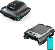 Robotic Pool Cleaner & Surfer S2 Solar Pool Skimmer Bundle – Comp