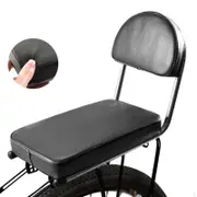 Bicycle Rear Seat Cushion Bike Back Saddle for Mountain black
