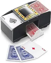 2 Deck Automatic Card Shuffler – Poker Cards Shuffling Machine for Casino & Playing Games