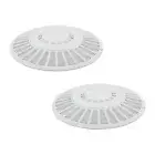 2 Pack- Polaris OEM 5820 White Unibridge UniCover Main Drain Cover Pool Cleaner