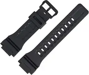 [Casio] Watch Strap 28 mm Plastic Black - W-735H