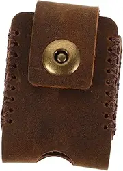 Sosoport Cigarette Lighter Case Belt Bag Outdoor Lighter Cover Small Lighter Case Waterproof Lighter Pouch Leather Case for Kerosene Lighter