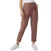 &me Women's Tie Waist Pant - Brown