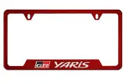 Toyota GR Yaris Red License Plate Frame