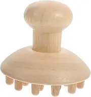 DINHEAROM Wooden Massage Comb for Head Care Ergonomic Handheld Scalp Massager Promotes for Hair Grooming and Durable and Safe Design