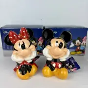 Mickey & Minnie Mouse Money Boxes - Westland. New in open box