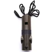 7in1 Emergency Survival Whistle Compass Magnifier Flashlight Thermometer Camp CR