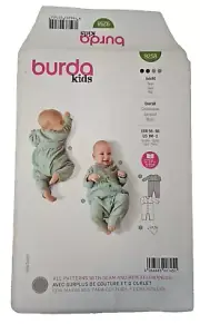 Burda 9258 1 Piece in Size 1 Month to 3 Sewing Pattern Envelope Damage