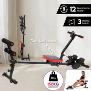 New Rowing Machine Rower Resistance Exercise Fitness Gym Home Cardio