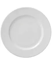 10 Strawberry Street Set of 6 Classic White Luncheon Plates NoSize NoColor