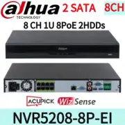 Dahua NVR5208-8P-EI 8CH PoE NVR WizSense AI 32MP SMD+ Network Video Recorder