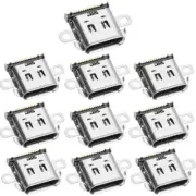 10PCS 12-pin Replacement Type C Charging Port Double For Switch Console