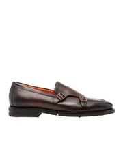 round-head casual shoes UK9 cedar brown
