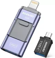Flash Drive for iPhone 1TB, iPhone USB Memory Stick Photo Stick External Storage