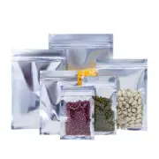 One Side Clear Stand Up Pouch Bags Sealable Pouch Zip Lock Bags Coffee Bag