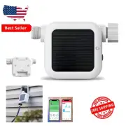 Smart WiFi Hose Faucet Timer with Solar Power - Weather-Aware & Alexa Compatible