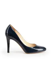 Navy Patent Leather Pumps