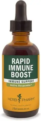 Herb Pharm Organic Rapid Immune Boost: Fast-Absorbing Tincture for Adults, Echin