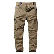 Men's Cargo Pants Hiking Pants Trousers hiking trousers Outdoor Regular Fit Waterproof Windproof Quick Dry Lightweight Pants / Trousers Zipper Pocket Black Yel
