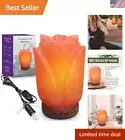 Flower Style Himalayan Salt Lamp with Dimmer | Ideal for Home Decoration