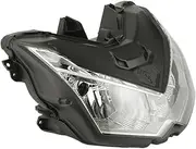 Motorcycle Black Clear Front Headlight Head Light Lamp Assembly Compatible With Kawasaki Z1000 2010 2011 2012 2013