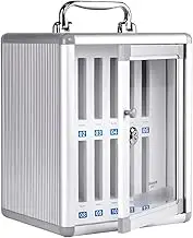 Phone Storage Cabinet Cell Phone Locker 12-60 Slots Mobile Phone Storage Cabinet Student Mobile Phone Storage Box Staff Canteen Storage Cabinets (Color : 12)