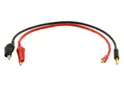 ProTek RC Heavy Duty (14awg) Charge Lead (Alligator Clips to 4mm Banana Plugs)