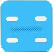 Digital Dynamic Bathroom Weight Scale for People, Body Fat Scale Smart Bathroom Weight Scale Wireless Body Composition Monitor, High Precision Health Analyzer(Blue)