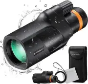 K&F Concept IP68 10M Waterproof 12X50 Monocular Scope BAK-4 fr Camping Traveling