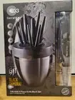 Baccarat ID3 Black Samurai The Egg 9 Piece Block Set [new/sealed]
